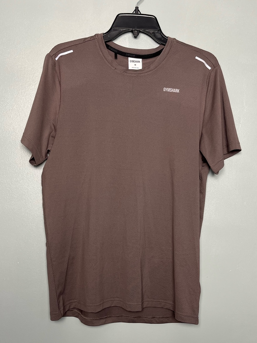 Gymshark Built For More T-shirt Men’s Size M Performance Athletic Tee Brown - Picture 1 of 6